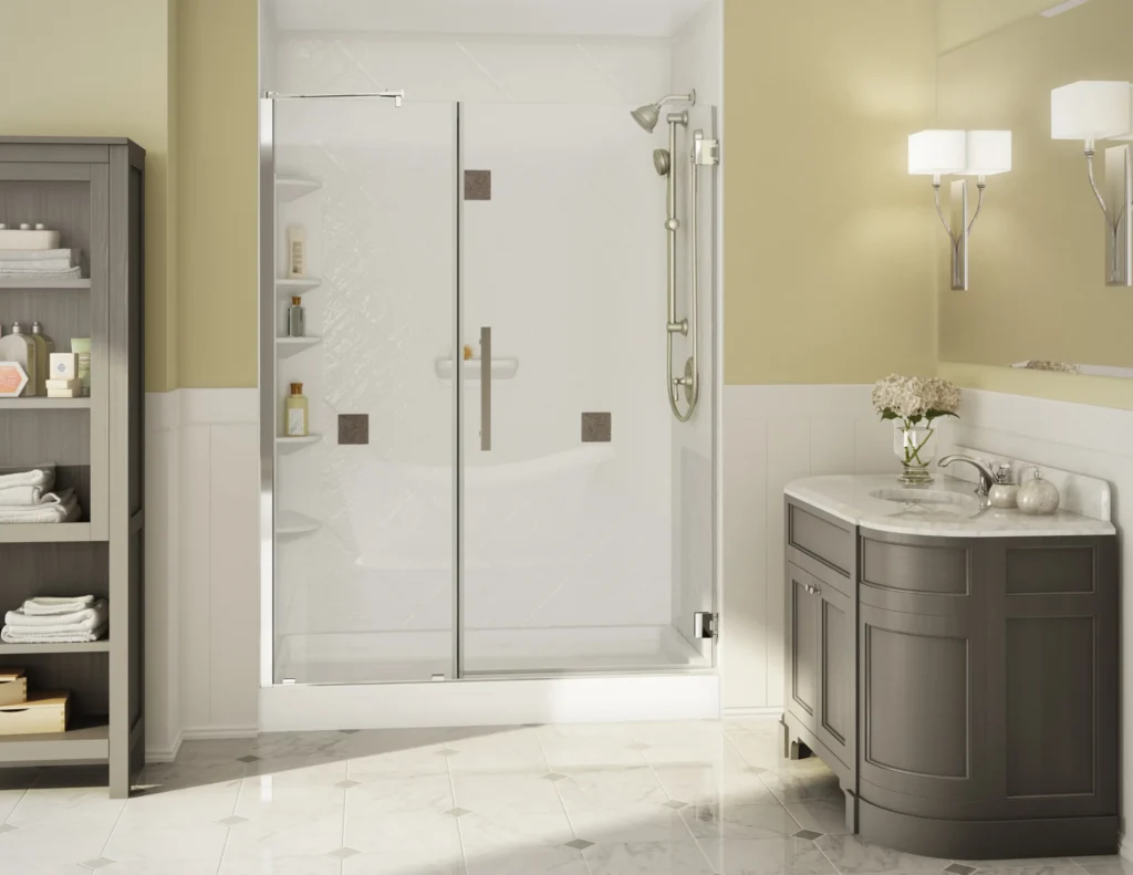 acrylic shower surround